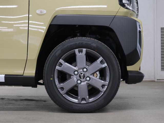 タフト Gターボ ダーククロムベンチャー 4WD 届け出済み未使用車 新品ナビ取付 パノラマモニター スカイフィールトップ シートヒーター スマートアシスト 前後誤発進抑制 全車速追従クルコン レーンキープ コーナーセンサー USB端子 アダプティブLED ルーフレール(41枚目)