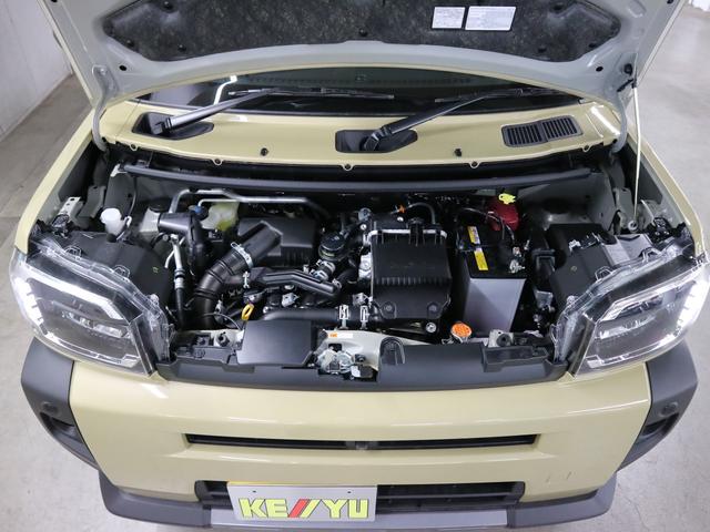 タフト Gターボ ダーククロムベンチャー 4WD 届け出済み未使用車 新品ナビ取付 パノラマモニター スカイフィールトップ シートヒーター スマートアシスト 前後誤発進抑制 全車速追従クルコン レーンキープ コーナーセンサー USB端子 アダプティブLED ルーフレール(43枚目)