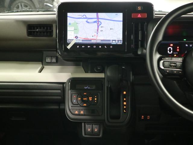 スペーシア ハイブリッドX 届出済未使用車 セーフティプラスパッケージ 全方位モニター付9インチナビ 誤発進抑制 全車速追従クルコン 車線維持支援 シートヒーター 両側電動スライド 電動パーキング ブレーキホールド BTオーディオ フルセグ サーキュレーター LEDライト(25枚目)