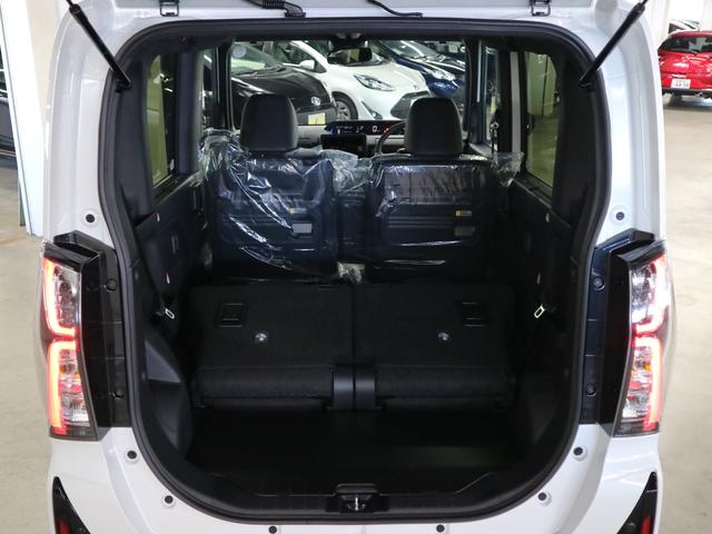 タント カスタムＲＳリミテッド　４ＷＤ　届出済未使用車　新品ナビ取付　パノラマモニター　ＥＴＣ　シートヒーター　両側電動スライド　スマートアシスト　誤発進抑制　全車速追従クルコン　車線逸脱警報　コーナーセンサー　後席テーブル＆サンシェード　アダプティブＬＥＤ　純正アルミ（21枚目）