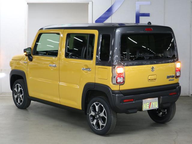 ハスラー ハイブリッドＸターボ　届け出済み未使用車　全方位モニター付メーカー９インチナビ　シートヒーター　デュアルカメラブレーキサポート　追従クルコン　パーキングセンサー　ＢＴオーディオ　フルセグＴＶ　ＵＳＢ　パドルシフト　ＬＥＤライト　純正１５ＡＷ（8枚目）