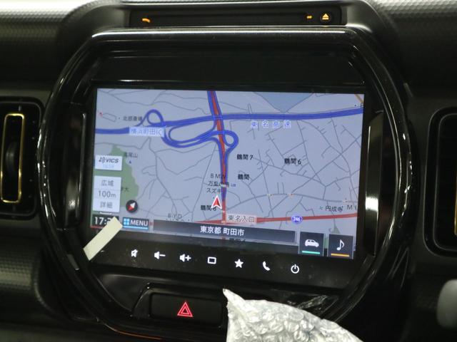 ハスラー ハイブリッドＸターボ　届け出済み未使用車　全方位モニター付メーカー９インチナビ　シートヒーター　デュアルカメラブレーキサポート　追従クルコン　パーキングセンサー　ＢＴオーディオ　フルセグＴＶ　ＵＳＢ　パドルシフト　ＬＥＤライト　純正１５ＡＷ（25枚目）