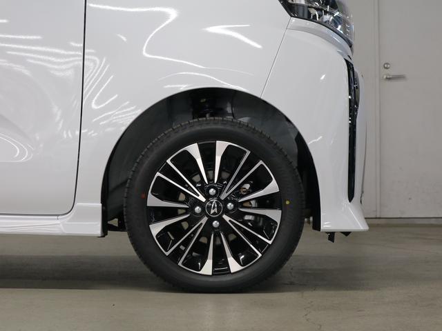 タント カスタムＲＳリミテッド　４ＷＤ　届出済未使用車　新品ナビ取付　パノラマモニター　ＥＴＣ　シートヒーター　両側電動スライド　スマートアシスト　誤発進抑制　全車速追従クルコン　車線逸脱警報　コーナーセンサー　後席テーブル＆サンシェード　アダプティブＬＥＤ　純正アルミ（46枚目）