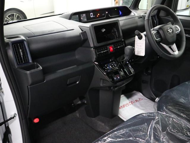 タント カスタムＲＳリミテッド　届出済未使用車　スマートアシスト　パノラマモニター　新品ナビ付　ＥＴＣ　シートヒーター　両側電動スライド　誤発進抑制機能　全車速追従クルコン　車線逸脱警報　コーナーセンサー　後席テーブル＆サンシェード　アダプティブＬＥＤ　純正１５ＡＷ（16枚目）