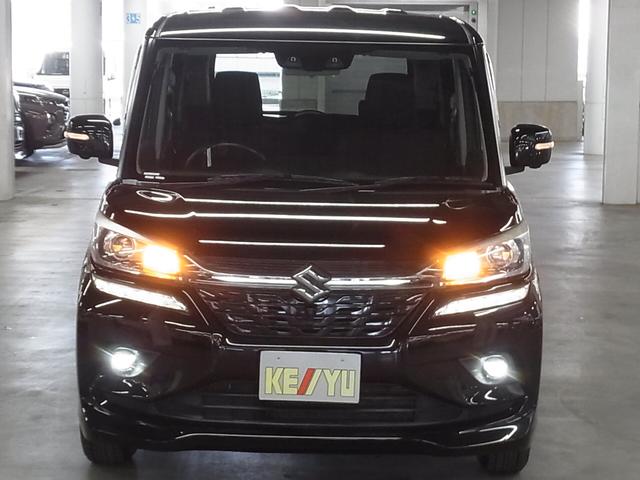 ソリオバンディット ハイブリッドＭＶ　デュアルカメラブレーキサポート　全方位モニター　純正８インチナビ　両側パワースライド　シートヒーター　誤発進抑制機能　アダプティブクルーズ　車線逸脱警報　ＥＴＣ　ＢＴオーディオ　フルセグＴＶ　ＣＤ・ＤＶＤ　パドルシフト　ＬＥＤライト（6枚目）