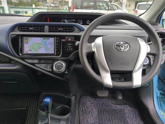 アクア Ｓ　ナビＴＶ　スマートキー　オートライト　ＥＴＣ　ブルートゥース　オートエアコン　ドアバイザー（6枚目）