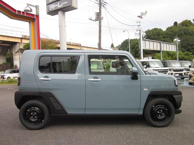 タフト Ｘターボ　ＤＡＭＤ　ＬｉｔｔｌｅＤ　８インチビ　届出済未使用車（3枚目）