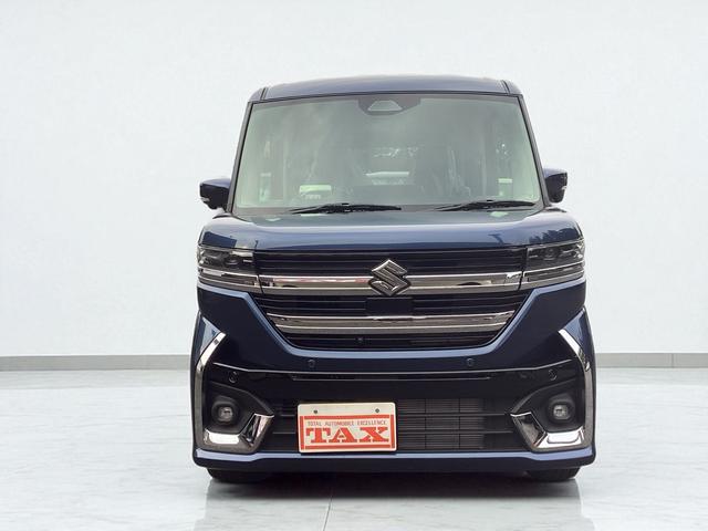 スペーシアカスタム ハイブリッドXSターボ 届出済み未使用車 全方位モニター付きメモリーナビゲーション メーカー保証継承(5枚目)