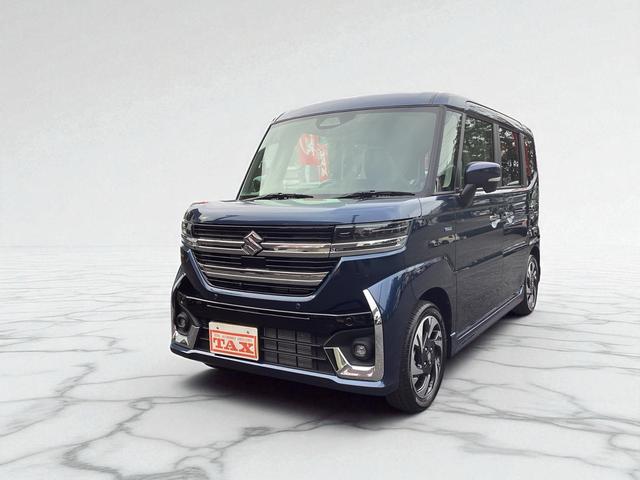 スペーシアカスタム ハイブリッドXSターボ 届出済み未使用車 全方位モニター付きメモリーナビゲーション メーカー保証継承(6枚目)