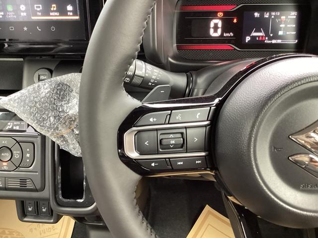 スペーシアカスタム ハイブリッドXSターボ 届出済み未使用車 全方位モニター付きメモリーナビゲーション メーカー保証継承(13枚目)