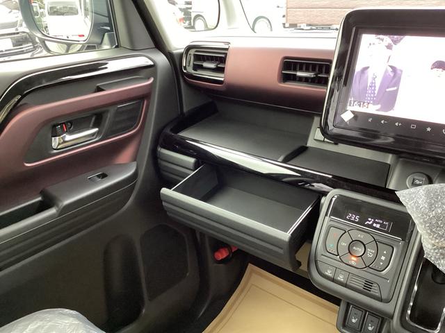 スペーシアカスタム ハイブリッドXSターボ 届出済み未使用車 全方位モニター付きメモリーナビゲーション メーカー保証継承(20枚目)