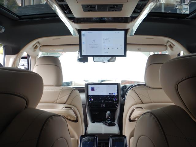 アルファードハイブリッド エグゼクティブラウンジ 14インチナビTV・JBLプレミアムSS・パノラミックビューモニター・14インチリヤシートエンター・本革エグゼクティブラウンジパワーシート・左右独立ムーンルーフ・ユニバーサルS・モデリスタエアロ(9枚目)