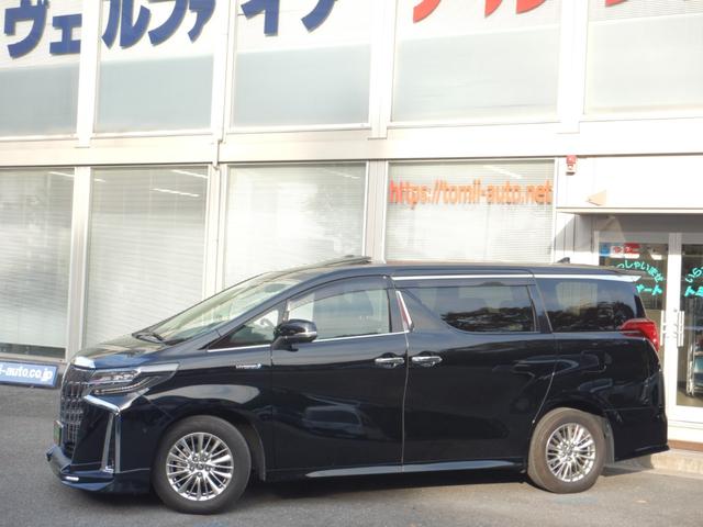 アルファードハイブリッド ＳＲ　Ｃパッケージ　メーカー１０．５型ナビＴＶ・後席１３．３型フリップダウンモニター・ツインムーンルーフ・デジタルインナーミラー・・両側パワースライドドア・パワーバックドア・１００ｖ電源コンセント・スマートキー（3枚目）