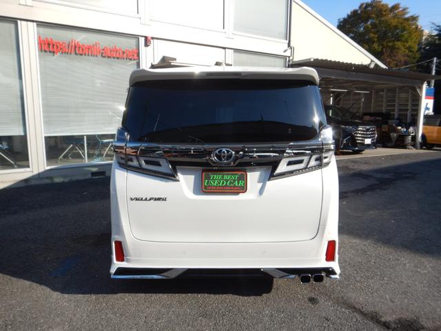 ヴェルファイア ２．５Ｚ　Ｇエディション　アルパイン１１型ナビＴＶ・１２．８型フリップダウンモニター・合成皮革エグゼクティブパワーシート・ツインムーンルーフ・３眼ＬＥＤヘッドライト・シーケンシャルターンランプ・モデリスタエアロ・スマートキー（6枚目）