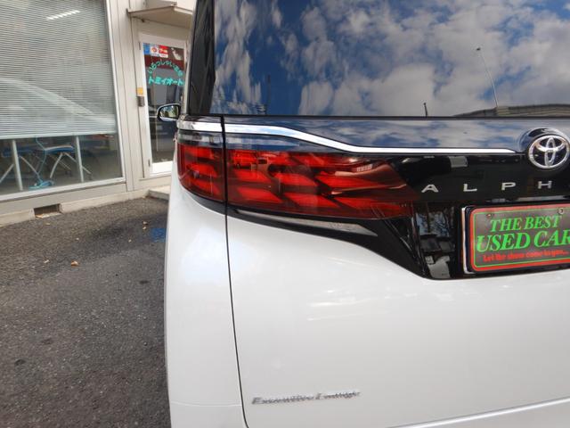 アルファードハイブリッド エグゼクティブラウンジ 14インチディスプレイナビTV・JBLプレミアムSS・14インチリヤエンター・パノラミックビュー・本革エグゼクティブラウンジパワーシート・左右独立ムーンルーフ・ユニバーサルステップ・モデリスタエアロ(36枚目)