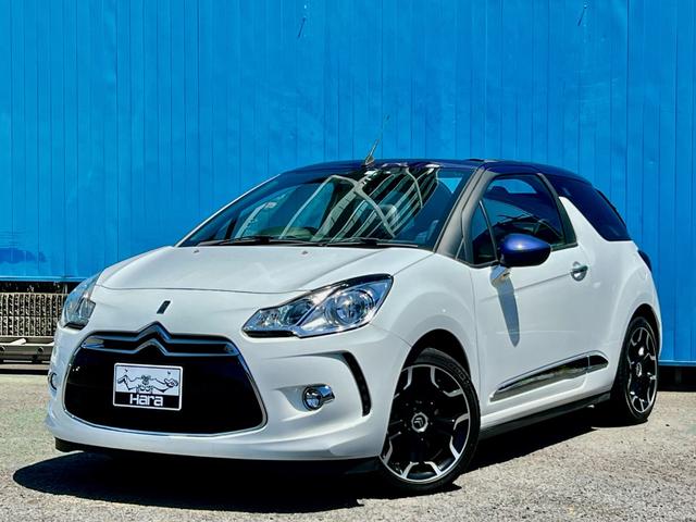 ＤＳ３カブリオ スポーツシック　走行距離２９９０５キロ　禁煙車　パナソニックナビ　フルセグ　Ｂｌｕｅｔｏｏｔｈ　ＣＤ　ＤＶＤ　ＳＤ　デジタルミラー　クルーズコントロール　後方ソナー　６速マニュアル車　前後ドライブレコーダー（6枚目）