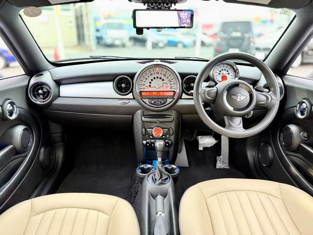 MINI クーパー クーペ レザーシート HIDヘッドライト 純正アルミホイール パドルシフト 社外シートヒーター リアソナー 電動リアスポイラー 社外デジタルインナーミラー オートエアコン 禁煙車 カイトブルー ETC(33枚目)