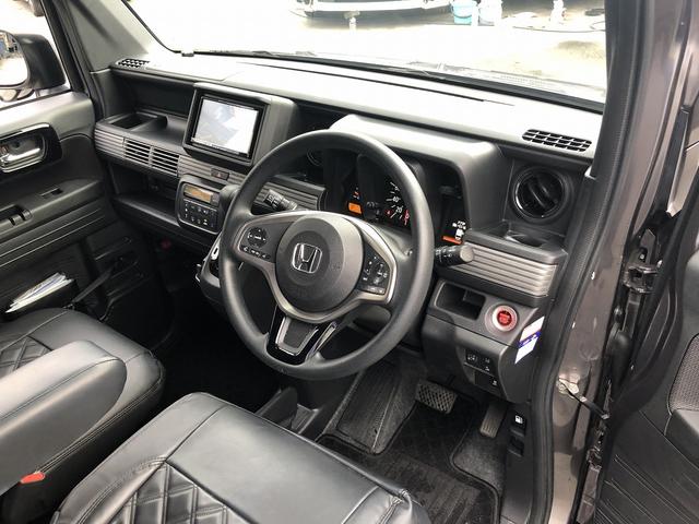 Ｎ－ＶＡＮ＋スタイル ファン　ホンダセンシング　ＳＤナビ　ＢＴ接続　Ｂカメラ　黒革調シートカバー　ＬＥＤオートライト＆フォグ　ＵＳＢ充電　ＥＴＣ　アームレスト　ステアスイッチ　ＣＭＢＳ　ＬＫＡＳ　　ＡＣＣ　先行車発進お知らせ　禁煙（19枚目）