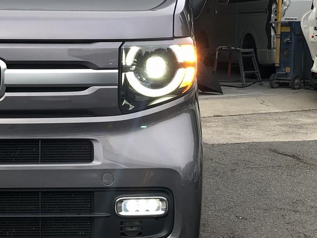 Ｎ－ＶＡＮ＋スタイル ファン　ホンダセンシング　ＳＤナビ　ＢＴ接続　Ｂカメラ　黒革調シートカバー　ＬＥＤオートライト＆フォグ　ＵＳＢ充電　ＥＴＣ　アームレスト　ステアスイッチ　ＣＭＢＳ　ＬＫＡＳ　　ＡＣＣ　先行車発進お知らせ　禁煙（50枚目）