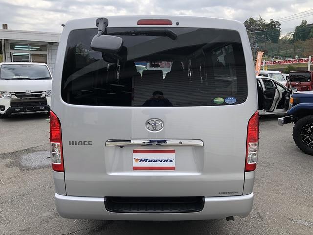 ハイエースバン ロングDX GLパッケージ 5ドア 5型 6人乗り 6速AT メモリナビ フルセグTV DVD再生 Bluetooth接続 バックカメラ ETC2.0 ドラレコ LEDヘッドライト キーレススタート 両側スライドドア 電格ミラー(52枚目)