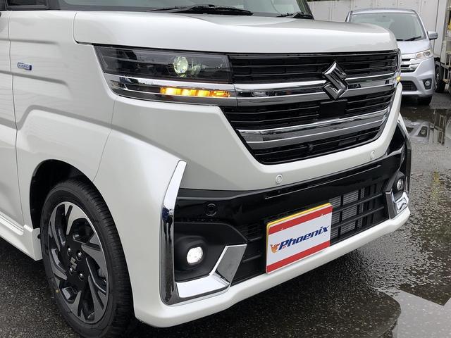 スペーシアカスタム ハイブリッドXSターボ 届出済未使用車 セーフティサポート スズキコネクト対応9型メモリナビ フルセグ Bluetooth接続 カープレイ 全方位モニタ 1タッチWパワスラ シートヒータ アダプティブクルーズ サーキュレータ(14枚目)