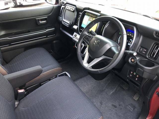 ハスラー Ｊスタイル　２トーン　セーフティサポート　９インチナビ　ＢＴ・ＵＳＢ・カープレイ接続　全方位モニタ　ルーフレール　Ｗシートヒーター　ＬＥＤオートライト＆フォグ　Ｐセンサー　標識認識　先行車発進お知らせ　誤発進抑制（19枚目）