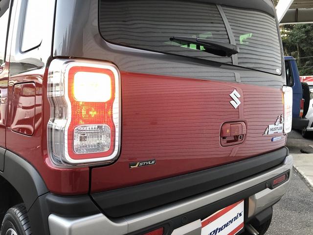 ハスラー Ｊスタイル　２トーン　セーフティサポート　９インチナビ　ＢＴ・ＵＳＢ・カープレイ接続　全方位モニタ　ルーフレール　Ｗシートヒーター　ＬＥＤオートライト＆フォグ　Ｐセンサー　標識認識　先行車発進お知らせ　誤発進抑制（56枚目）