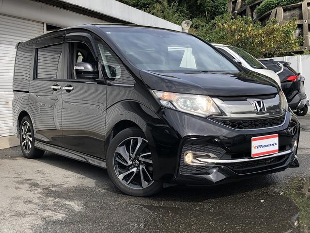 ステップワゴンスパーダ スパーダクールスピリット　アドバンスパッケージβ　ホンダセンシング　９型ナビ　ＢＴ・ＵＳＢ・カープレイ接続　Ｂカメ　フリップダウンモニター　前後ドラレコ　わくわくゲート　ヒーター付半革シート　Ｗパワスラ　ＬＥＤオートライト　ＡＣＣ　ＣＭＢＳ　ＬＫＡＳ（5枚目）