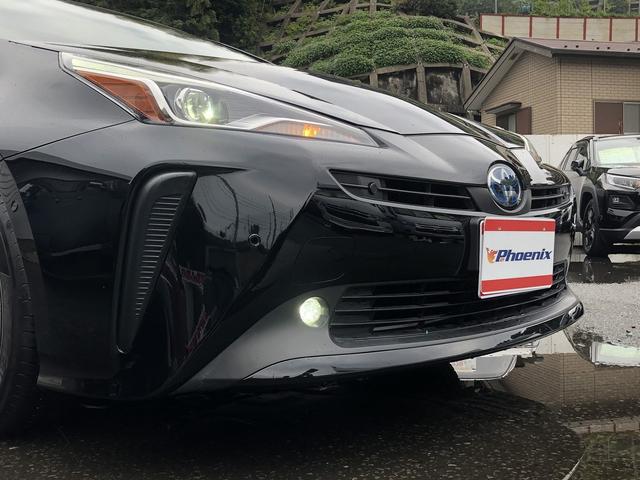 プリウス Ａプレミアム　後期　セーフティセンス　サンルーフ　メーカーナビ　Ｂｌｕｅｔｏｏｔｈ接続　バックカメラ　本革シート　温冷シート　インテリアパネル　駐車支援　ＢＳＭ　ＲＣＴＡ　Ｐソナー　ＡＣ１００Ｖ電源　ＥＴＣ２．０（55枚目）