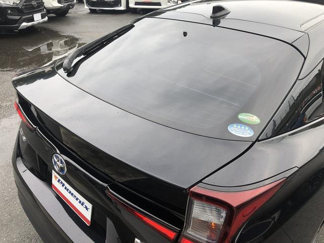 プリウス Ａプレミアム　後期　セーフティセンス　サンルーフ　メーカーナビ　Ｂｌｕｅｔｏｏｔｈ接続　バックカメラ　本革シート　温冷シート　インテリアパネル　駐車支援　ＢＳＭ　ＲＣＴＡ　Ｐソナー　ＡＣ１００Ｖ電源　ＥＴＣ２．０（56枚目）