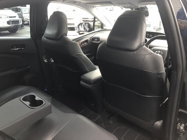 プリウス Ａプレミアム　後期　セーフティセンス　サンルーフ　メーカーナビ　Ｂｌｕｅｔｏｏｔｈ接続　バックカメラ　本革シート　温冷シート　インテリアパネル　駐車支援　ＢＳＭ　ＲＣＴＡ　Ｐソナー　ＡＣ１００Ｖ電源　ＥＴＣ２．０（69枚目）