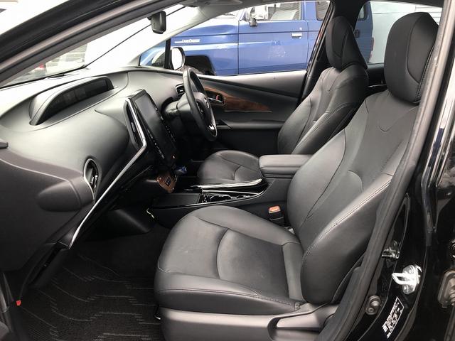 プリウス Ａプレミアム　後期　セーフティセンス　サンルーフ　メーカーナビ　Ｂｌｕｅｔｏｏｔｈ接続　バックカメラ　本革シート　温冷シート　インテリアパネル　駐車支援　ＢＳＭ　ＲＣＴＡ　Ｐソナー　ＡＣ１００Ｖ電源　ＥＴＣ２．０（72枚目）