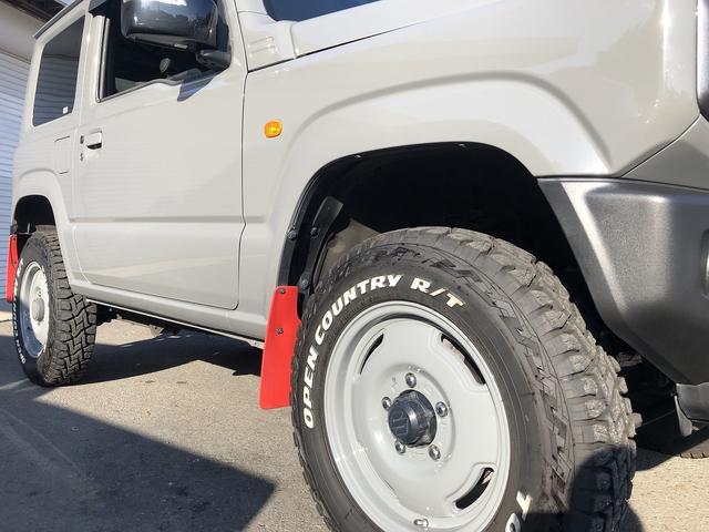 ＪＡＯＳリフトＵＰ　オープンカントリー付ＡＰＩＯ１６インチＡＷ　ＣＬＬＩＮＫリアゲートＢＯＸ　ＩＰＦサイドストレージパネル　サイドバー８型ナビ　ＢＴ接続　Ｂカメラ　アルパインデジタルミラー　前後フォグ