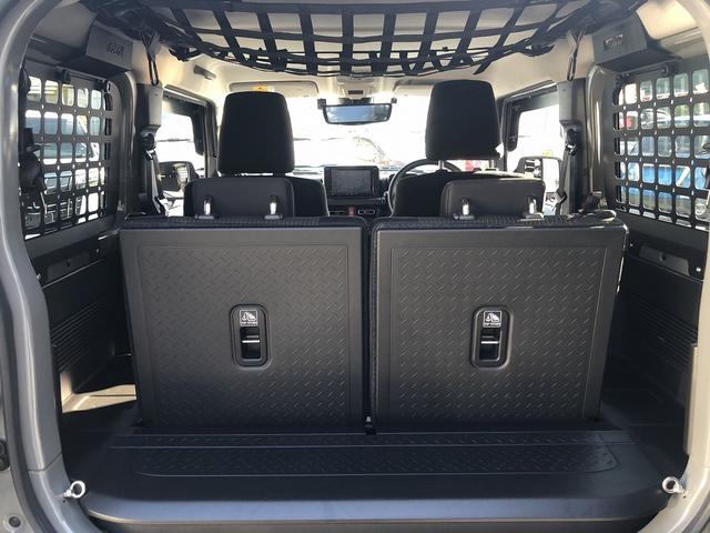 ＪＡＯＳリフトＵＰ　オープンカントリー付ＡＰＩＯ１６インチＡＷ　ＣＬＬＩＮＫリアゲートＢＯＸ　ＩＰＦサイドストレージパネル　サイドバー８型ナビ　ＢＴ接続　Ｂカメラ　アルパインデジタルミラー　前後フォグ