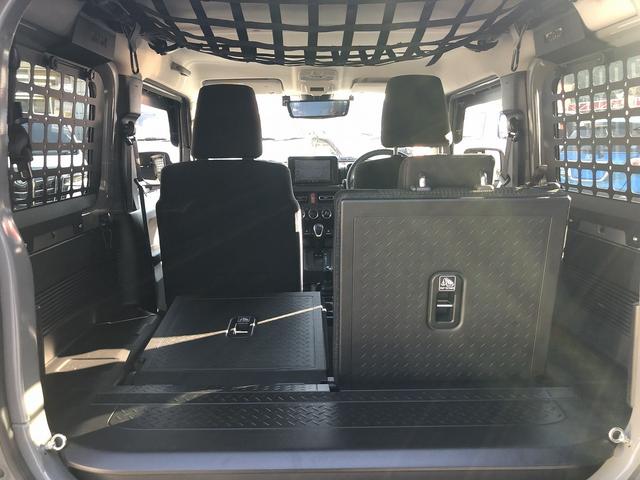 ＪＡＯＳリフトＵＰ　オープンカントリー付ＡＰＩＯ１６インチＡＷ　ＣＬＬＩＮＫリアゲートＢＯＸ　ＩＰＦサイドストレージパネル　サイドバー８型ナビ　ＢＴ接続　Ｂカメラ　アルパインデジタルミラー　前後フォグ