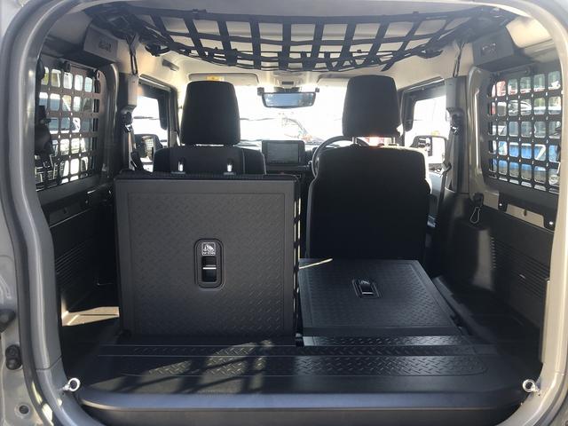 ＪＡＯＳリフトＵＰ　オープンカントリー付ＡＰＩＯ１６インチＡＷ　ＣＬＬＩＮＫリアゲートＢＯＸ　ＩＰＦサイドストレージパネル　サイドバー８型ナビ　ＢＴ接続　Ｂカメラ　アルパインデジタルミラー　前後フォグ