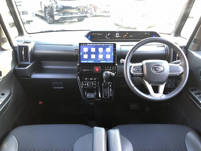 タント カスタムＲＳ　後期　スマアシ　１０インチＳＤナビ　フルセグＴＶ　Ｂｌｕｅｔｏｏｔｈ接続　パノラマモニタ　Ｗシートヒータ　ハーフレザー　１タッチＷパワスラ　ドラレコ　ＥＴＣ２．０　運転席ロングスライド　ＵＳＢ充電（3枚目）
