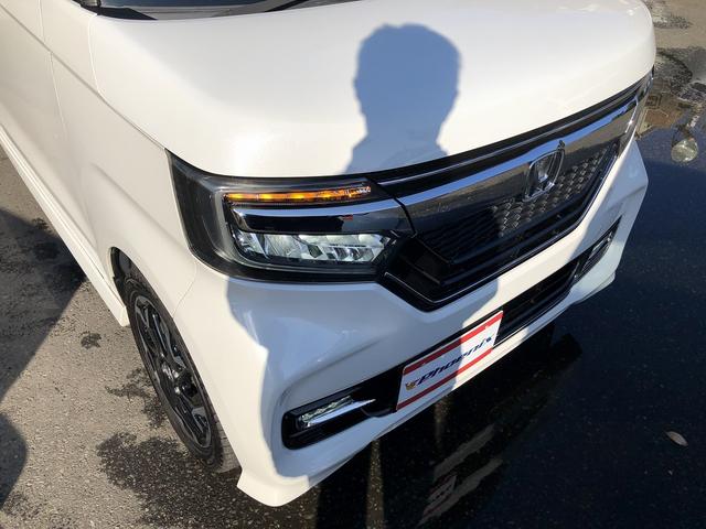 N-BOXカスタム G・Lターボホンダセンシング メモリナビ フルセグTV Bluetooth接続 バックカメラ ETC パドルシフト Wパワスラ ステアスイッチ ハーフレザー LEDオートライト&フォグ ロールシェード CMBS LKAS ACC(53枚目)