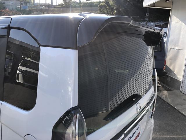 N-BOXカスタム G・Lターボホンダセンシング メモリナビ フルセグTV Bluetooth接続 バックカメラ ETC パドルシフト Wパワスラ ステアスイッチ ハーフレザー LEDオートライト&フォグ ロールシェード CMBS LKAS ACC(62枚目)