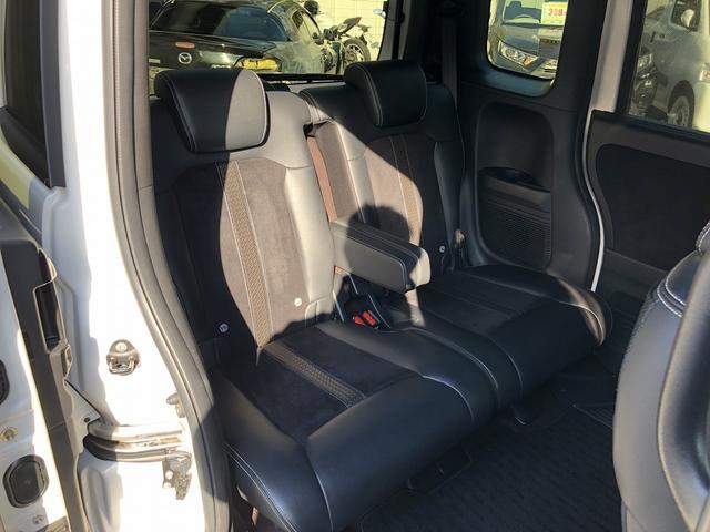 N-BOXカスタム G・Lターボホンダセンシング メモリナビ フルセグTV Bluetooth接続 バックカメラ ETC パドルシフト Wパワスラ ステアスイッチ ハーフレザー LEDオートライト&フォグ ロールシェード CMBS LKAS ACC(66枚目)