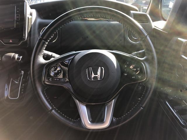 N-BOXカスタム G・Lターボホンダセンシング メモリナビ フルセグTV Bluetooth接続 バックカメラ ETC パドルシフト Wパワスラ ステアスイッチ ハーフレザー LEDオートライト&フォグ ロールシェード CMBS LKAS ACC(76枚目)