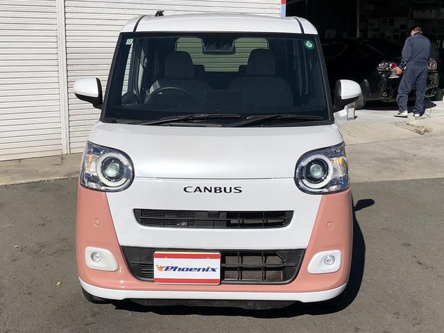 ムーヴキャンバス ストライプスＧ　スマートアシスト　ＳＤナビ　Ｂｌｕｅｔｏｏｔｈ接続　１タッチ両側パワスラ　シートヒーター　ホットカップホルダー　ＬＥＤオートライト＆フォグ　衝突回避支援　車線逸脱警報　ふらつき警報　先行車発進お知らせ（43枚目）