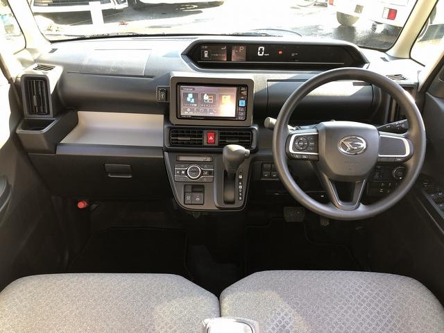 タント Ｘ　スマートアシスト　衝突軽減　ＳＤナビ　ＢＴ接続　ＵＳＢ　ＤＶＤ　Ｂカメラ　Ｐソナー　ドラレコ　ＡーＳＴＯＰ　Ｗシートヒーター　１タッチパワスラ　ＬＥＤオートライト　ステアＳＷ　電動パーキング　ＡＨＢ（3枚目）