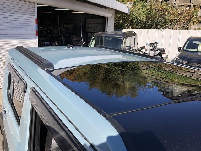 タフト Gターボ スカイフィールトップ スマアシ メモリナビ フルセグTV Bluetooth接続 パノラマモニター ドラレコ ETC Wシートヒータ ステアスイッチ ルーフレール USB充電 衝突軽減B 車線逸脱警報(16枚目)