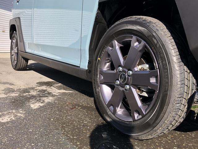 タフト Gターボ スカイフィールトップ スマアシ メモリナビ フルセグTV Bluetooth接続 パノラマモニター ドラレコ ETC Wシートヒータ ステアスイッチ ルーフレール USB充電 衝突軽減B 車線逸脱警報(17枚目)