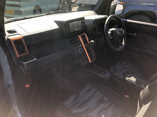 タフト Gターボ スカイフィールトップ スマアシ メモリナビ フルセグTV Bluetooth接続 パノラマモニター ドラレコ ETC Wシートヒータ ステアスイッチ ルーフレール USB充電 衝突軽減B 車線逸脱警報(24枚目)