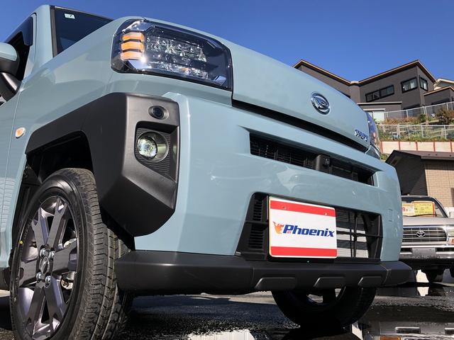 タフト Gターボ スカイフィールトップ スマアシ メモリナビ フルセグTV Bluetooth接続 パノラマモニター ドラレコ ETC Wシートヒータ ステアスイッチ ルーフレール USB充電 衝突軽減B 車線逸脱警報(55枚目)