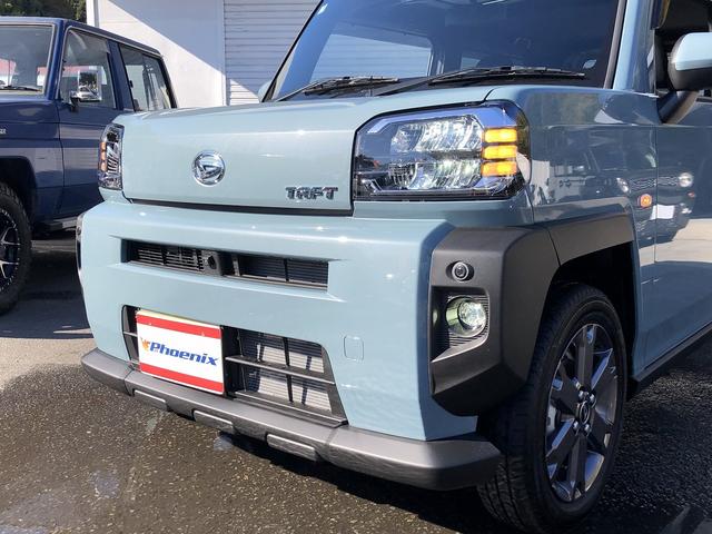 タフト Gターボ スカイフィールトップ スマアシ メモリナビ フルセグTV Bluetooth接続 パノラマモニター ドラレコ ETC Wシートヒータ ステアスイッチ ルーフレール USB充電 衝突軽減B 車線逸脱警報(60枚目)