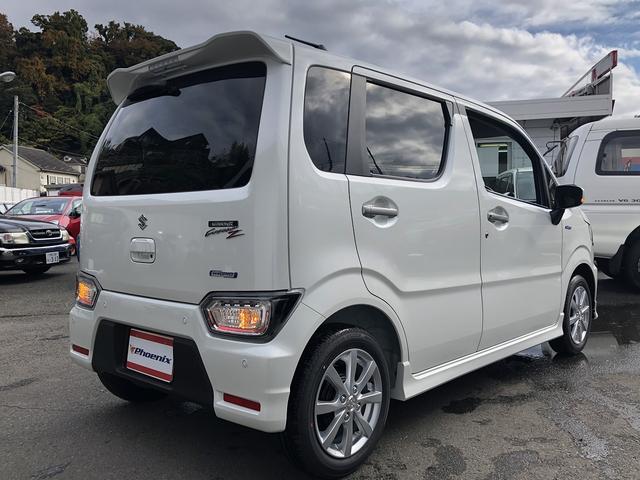 ワゴンＲカスタムＺ ハイブリッドＺＸ　登録済未使用車　デュアルカメラサポートブレーキ　ＬＥＤオートライト＆フォグ　シートヒーター　ＵＳＢ充電　１４インチＡＷ　Ｐソナー　ＡＣＣ　前後誤発進抑制　車線逸脱警報　ふらつき警報　ハイビームアシスト（7枚目）