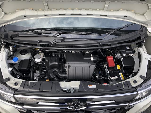 ワゴンＲカスタムＺ ハイブリッドＺＸ　登録済未使用車　デュアルカメラサポートブレーキ　ＬＥＤオートライト＆フォグ　シートヒーター　ＵＳＢ充電　１４インチＡＷ　Ｐソナー　ＡＣＣ　前後誤発進抑制　車線逸脱警報　ふらつき警報　ハイビームアシスト（13枚目）